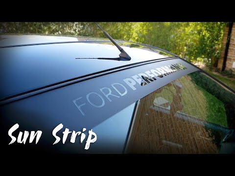 Fitting a Sun Strip To My Fiesta ST150 FORD PERFORMANCE - EP80