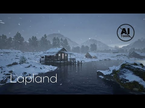 Snowstorm in Lapland, Finland - Howling Wind Sounds for Sleep, Study & Relaxation, Winter Ambience