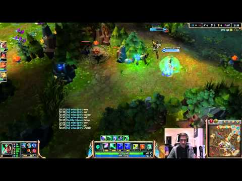 TSM Bjergsen vs Scarra - Karma vs Katarina - mid «Beast» [Duo w/Dyrus] (Challenger I)