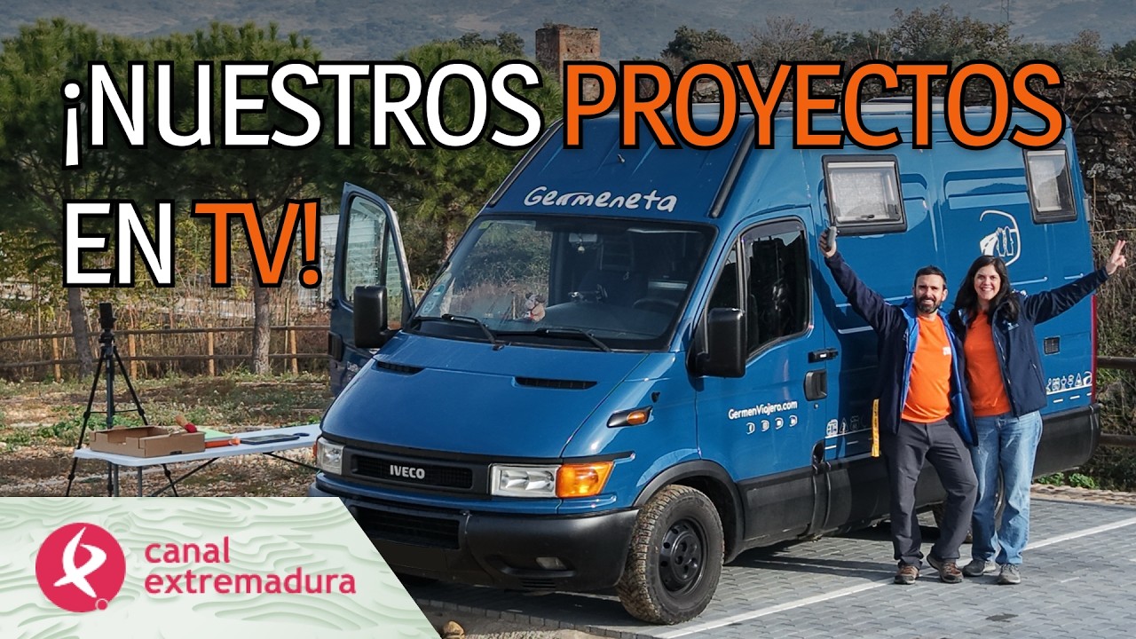 Nuestros proyectos viajeros en TV | DisfRuteando, Germen Viajero y RoadTrips Lab @CanalExtremadura