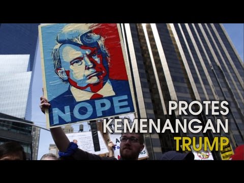 Protes Kemenangan Trump