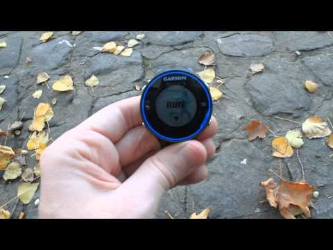 Garmin FR620 Satellite Lock with Precaching