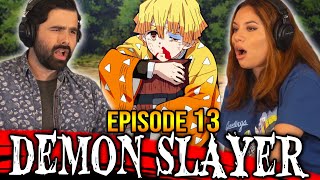 DEMON SLAYER EPISODE 13 REACTION! Something More Important Than Life 1x13 REACTION