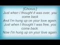 Eric Clapton - Hung Up On Your Love Lyrics