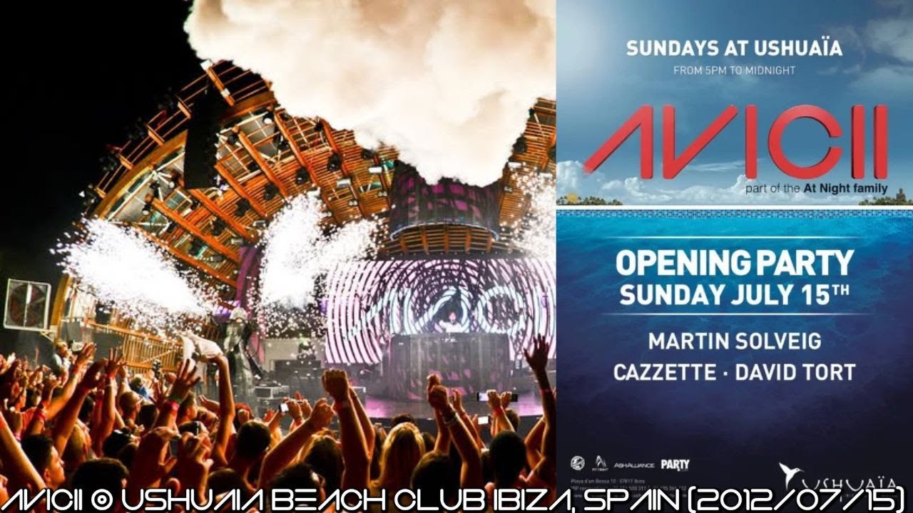 Avicii @ Opening Party, Ushuaïa Beach Club, Sat Jordi de Ses Salines, Ibiza, Spain (2012/07/15)