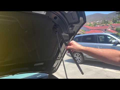 How to Replace Hood Lift Struts/Gas shock Strut (2009 Audi A4)