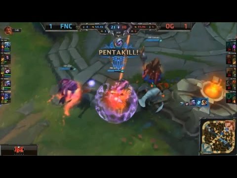 Rekkles Pentakill Fnc vs OG Final LCS EU