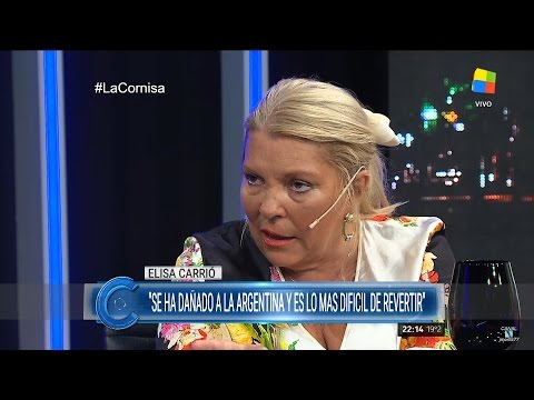 Elisa Carrió en "La cornisa" de Luis Majul (entrevista completa HD) - 18/12/16