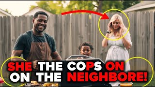 Neighbor Calls Cops on Black Family’s BBQ Instantly Regrets It When Dad Flashes His Badge!