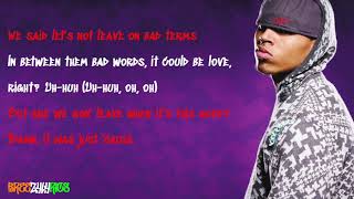 Chris Brown - Heart Ain&#39;t a Brain [LYRIC VIDEO]