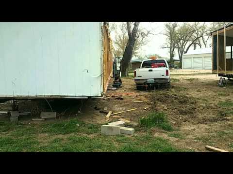 Double wide going sideways !