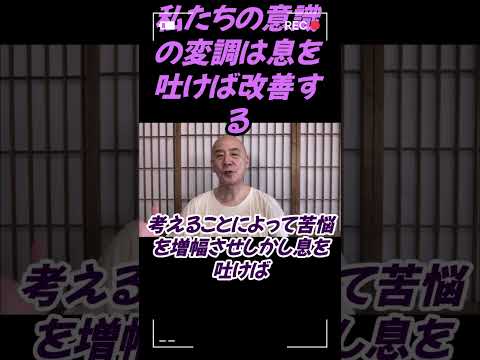仏教学科 不快を感じたら呼吸を吐きましょう、不快を改善することができます#切り抜き＃ヨガ＃健康#仏教＃瞑想＃マインドフルネス