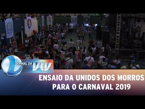 Ensaio da Unidos dos Morros para o carnaval 2019