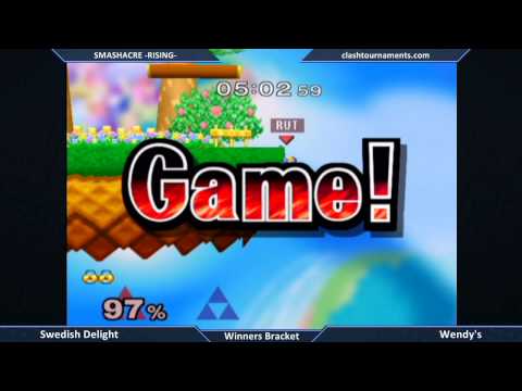 Smashacre Rising - Swedish Delight vs Wendys - SSBM