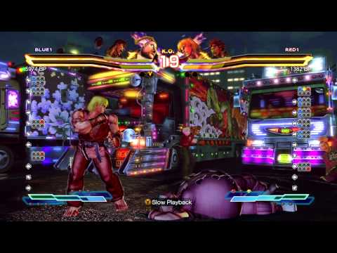 Ryukichikun ( Ryu x Rufus ) vs korpiknot ( Hwoarang x Ken) SFxT RANKED Replay 720p HD.avi
