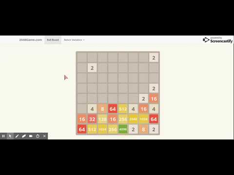 2048: 8x8 Board (GAMEPLAY)