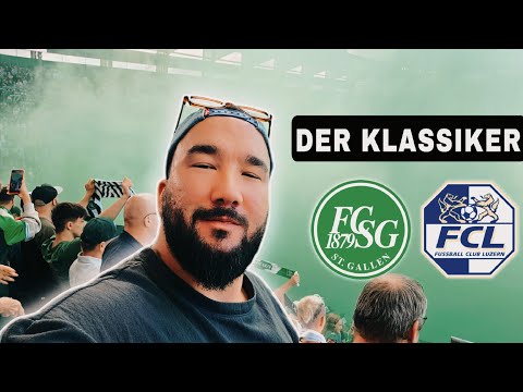 THE CLASSIC 😍 PYRO SHOW AT ITS FINEST! 🔥🔥 FC St. Gallen vs. FC Luzern | Stadium Vlog 🏟⚽️