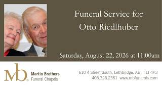 Funeral Service of Otto Riedlhuber