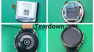 Samsung galaxy watch 3  battery replace, disassembly full Teardown Repair video how to open watch3