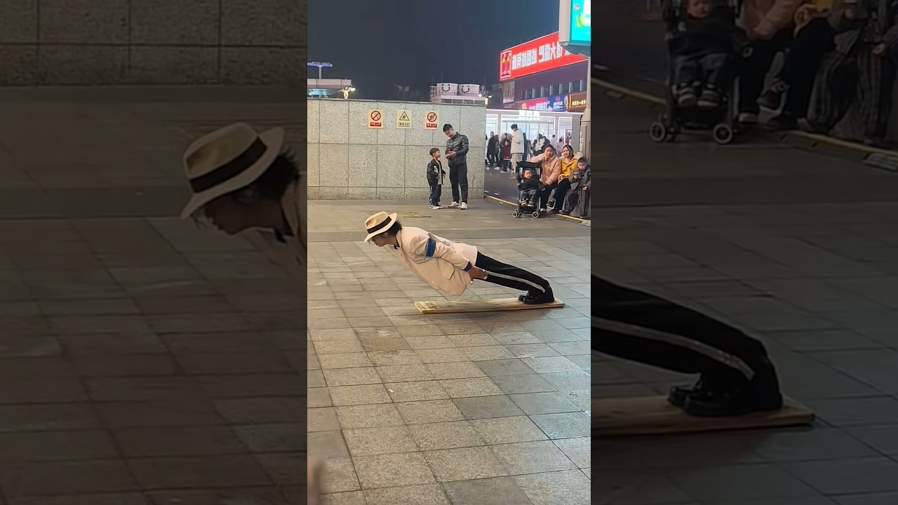 MJ Unexpectedly Appears on China's Streets. #dance #smoothcriminal #michaeljackson