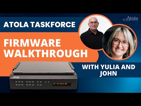 TaskForce 2022 4 firmware walkthrough with Yulia and John