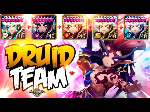 WTF TEAM with QUINTUPLE DRUID - Summoners War