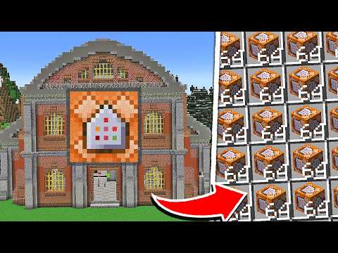 I Built a COMMAND BLOCK Factory in Minecraft Hardcore