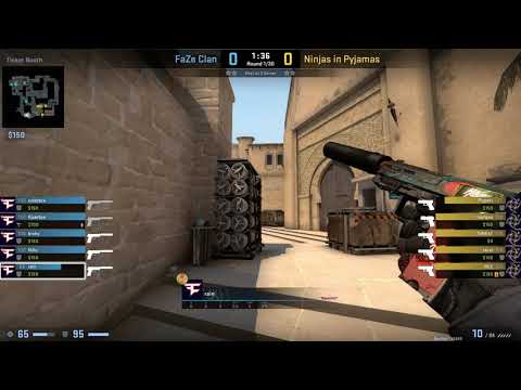 CS:GO POV Demo FaZe Rain (21/16) vs NiP (de_mirage)