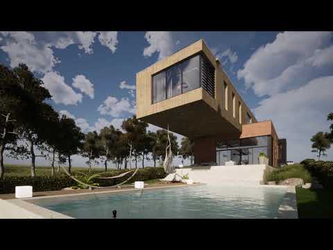 DOM Z WODOSPADEM/ HOUSE WITH WATERFALL