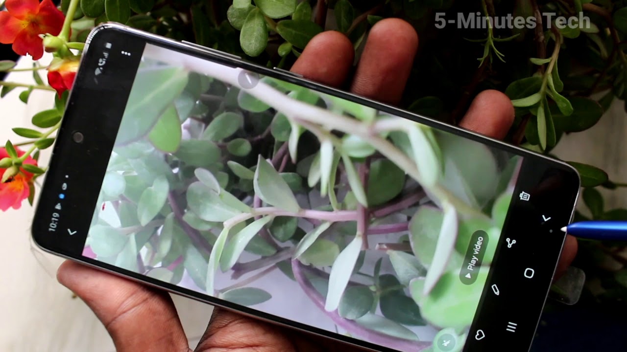 How to take 4K video in Samsung Galaxy Note 10 Lite