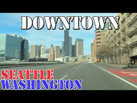 Seattle - Washington - 4K Downtown Drive