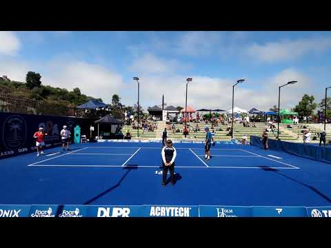 2021 PPA Orange County Cup Men's Pro Tyson McGuffin Riley Newman Jeff Warnick Wes Burrows 4K