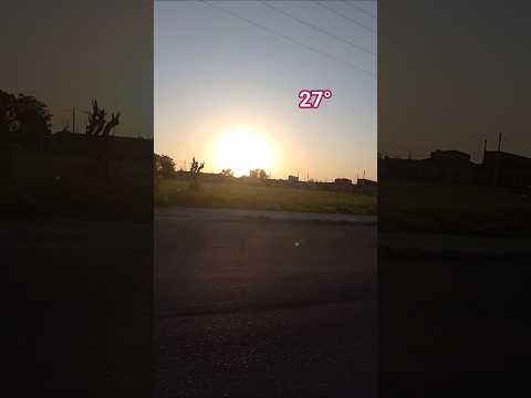 uma pequena amostra do verão 🌞 em Jaguarão RS #calor #sol #pordosol #pordosollindo #primavera