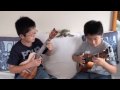 KAZUKI & NAOTO plays "Skyline" by Jake Shimabukuro