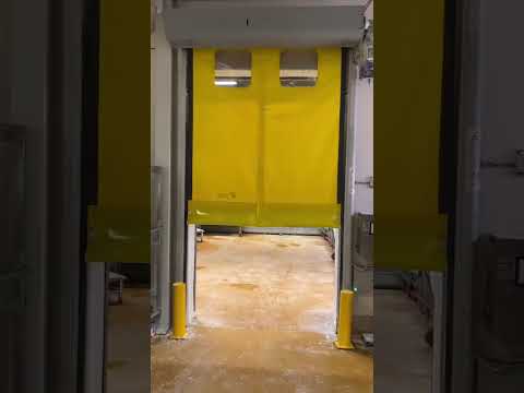 zipper emergency exit high-speed roll-up door