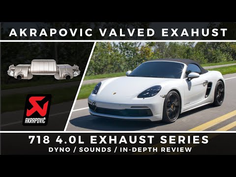 Flat 6 Motorsports: 718 4.0L: Akrapovic Valved Exhaust w/OAPs (Dyno / Sounds / Review)