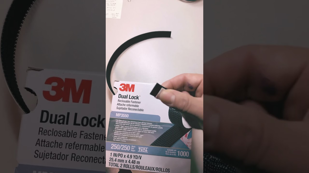 3M Dual Lock fastener #vecro #diy  #camping #tools