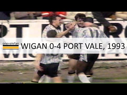 Wigan 0-4 Port Vale, April 1993
