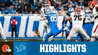 Detroit Lions win 3rd STRAIGHT w/34-10 victory vs. Browns | 2025 NFL Season Highlights