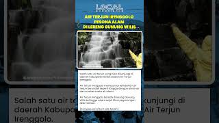 Pesona Air Terjun Irenggolo, Keindahan Alam di Lereng Gunung Wilis
