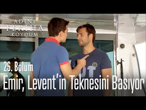 Emir, Levent'in teknesini basıyor - Adını Feriha Koydum 26. Bölüm