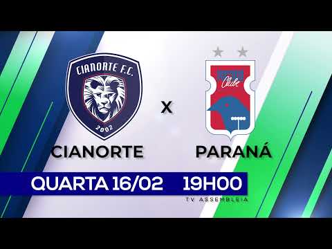 Chamada Cianorte x Paraná - 8³ Rodada Campeonato Paranaense de Futebol