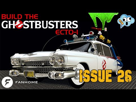 Fanhome Ghostbusters Ecto-1 model partwork kit build issue 26 stages 95 -98