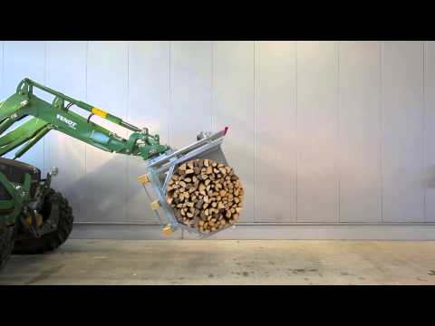 HAF Profi-Sägebock - Entladen von Bündeln