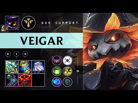 Veigar Support vs Nautilus - KR Master Patch 25.22