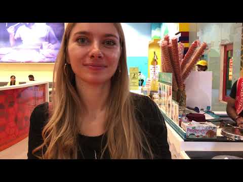 Fun Turkish ice cream in India