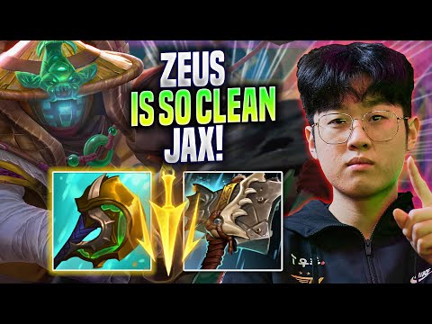 ZEUS IS SO CLEAN WITH JAX! - T1 Zeus Plays Jax TOP vs Gragas! | Preseason 2023