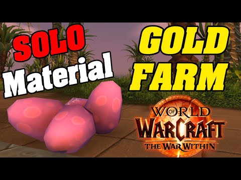 This Solo Material Goldfarm Is AWESOME! WoW TWW
