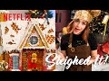 Let It Snow Cast Bakes a Gingerbread House | Sleighed It! | Full Episode | Netflix