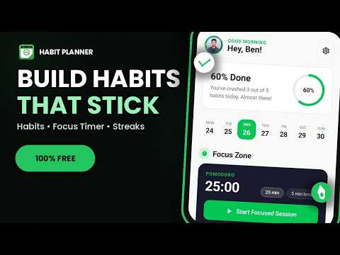 Habit Planner: Focus Timer video thumbnail